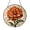 Acrylic 3.5 Inch, variant on August Floral Theme Stained Glass Style Suncatcher Window Decor, Birthday Home Accent