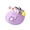 Purple, variant on WEIYLL Women Men Unisex Sun Hat Summer Rechargeable Fan Empty Top Large Brim Sunshade Visors Cap