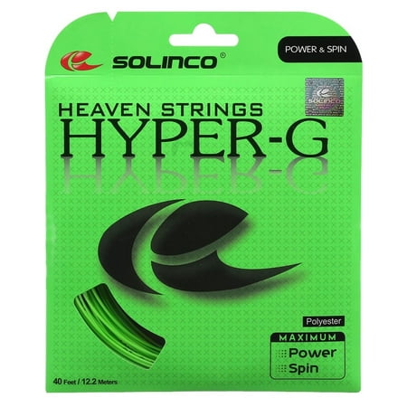 Solinco Hyper G Tennis String - 40 Pack - Choice of (Best Polyester Tennis String)