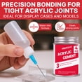 thumbnail image 2 of [Adhesivo] Cemento adhesivo acrílico transparente Berkland de 120 ml con aplicador, 2 of 8