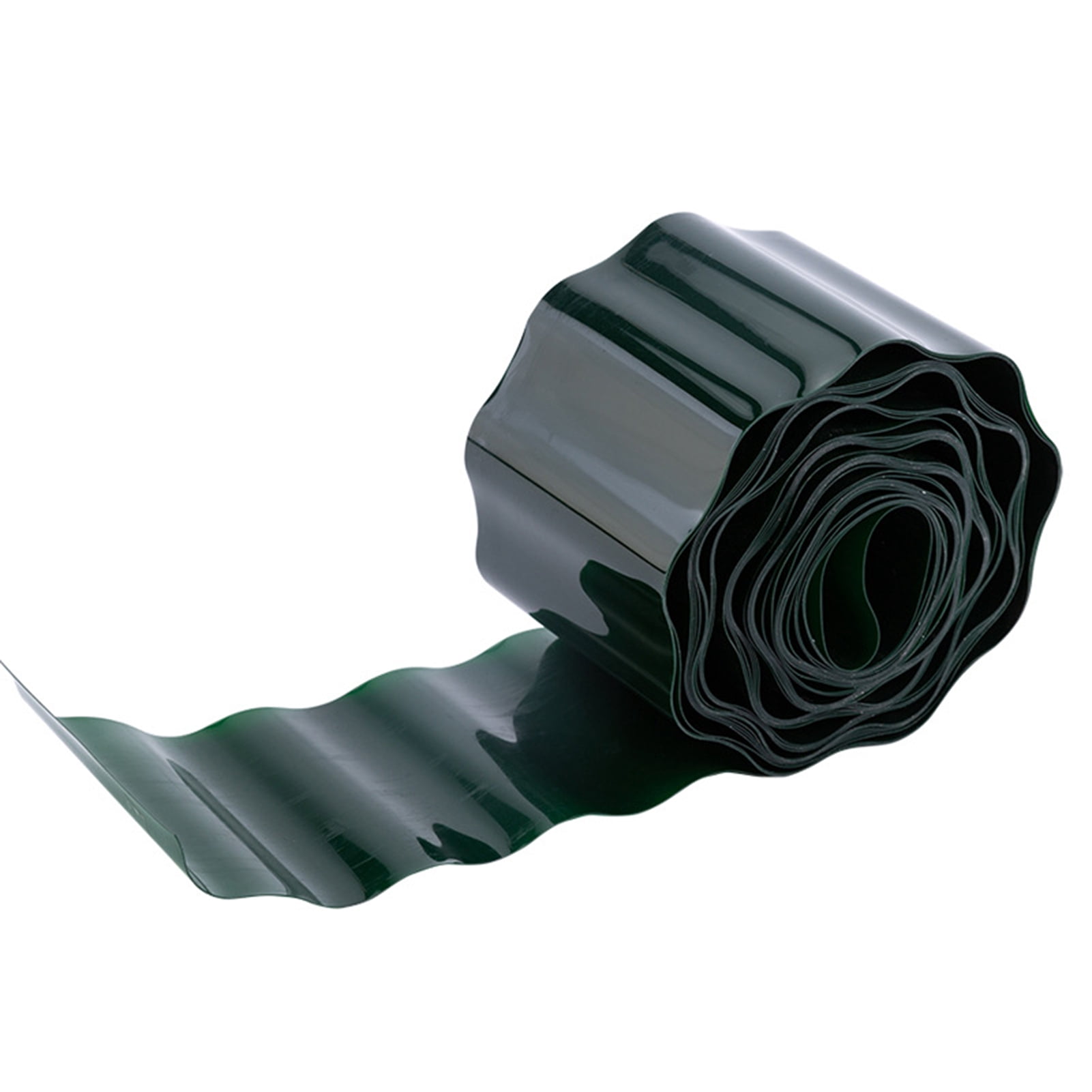 Farfi Corrugated Fence, Flexible Plastic Garden Edging, Bendable Cutable Freely 354" Long Landscape Border for Flower Beds, Lawn, and Walkways, 15.75" Height