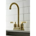 thumbnail image 2 of Kingston Brass KB8497EFL Centurion Bar Faucet, Brushed Brass, 2 of 3