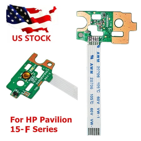 UPC: 0753569869730 | HP Pavilion 15-F Series Power Button Board DA0U83PB6E0 w/cable 776780-001 JS6