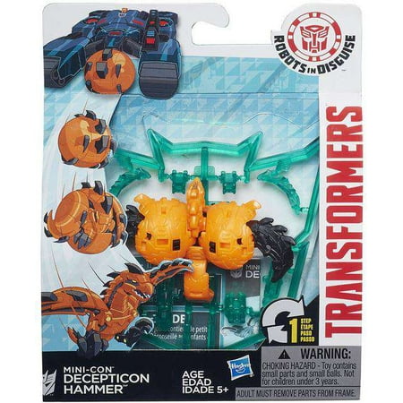 Transformers Robots in Disguise Mini-Con Decepticon Hammer Figure