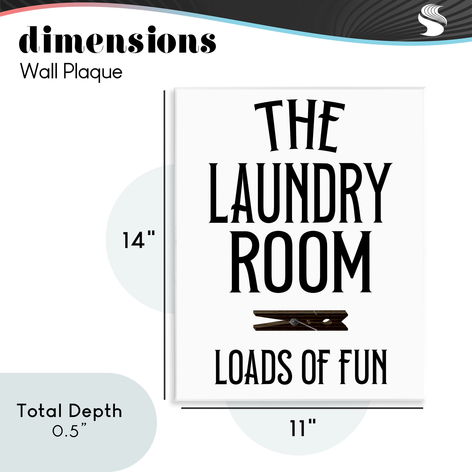 Loads Of Fun Clothespin Wall Plaque Art, design by Kim Allen