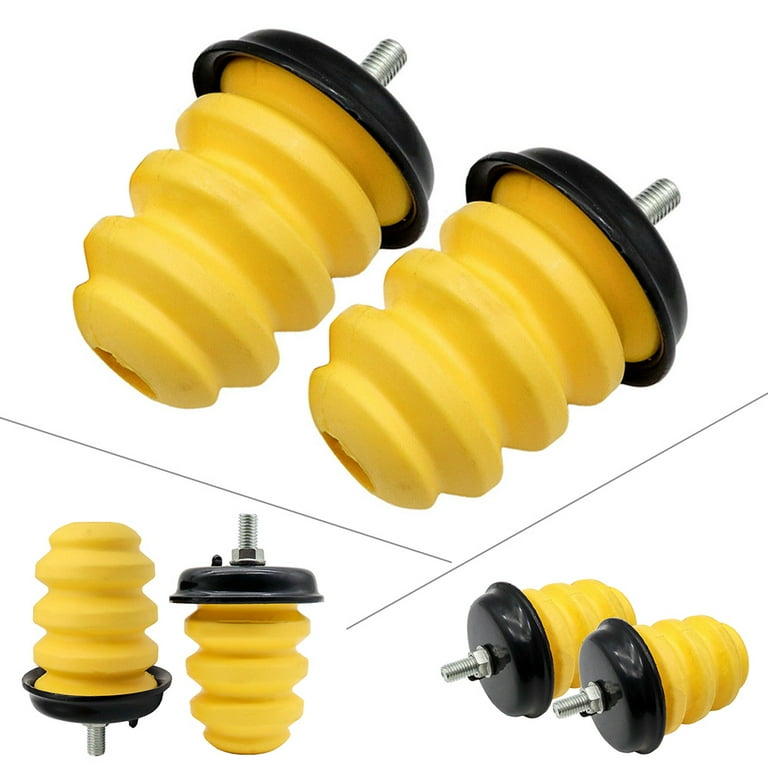 BFY 1Pair Car Rear Suspension Frame Axle Rubber Leaf Spring Bumper 