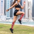 thumbnail image 6 of Lsque Question Marks1 Pattern Sport Compression Socks for Men & Women 15-20 mmHg Knee High Nurse Pregnant Running Medical and Travel Athletic, 6 of 6