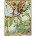 thumbnail image 3 of Vision Studio 15x18 Black Modern Framed Museum Art Print Titled - The Beech Tree Fairy, 3 of 5