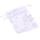 thumbnail image 2 of Bolsas de regalo transparentes con cordón pequeño copo de nieve hilo Pttern bolsa de caramelo soporte para recuerdo de banquete de boda 100 Uds Noticed JJ17761-00, 2 of 7