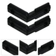 thumbnail image 2 of MasteelfCA 20Pcs 1Set Inside Corner Connectors Aluminum Joint Brackets with Screws (Black), 2 of 8