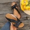 thumbnail image 4 of Hoshose Casual Wedge Sandals for Women Summer Orthopedic Sandals for Women, 4 of 7