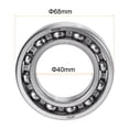 thumbnail image 2 of Uxcell Deep Groove Ball Bearings C3 Open Type Chrome Steel 40x68x15mm, 2 of 4