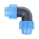 thumbnail image 3 of Accesorios 2 piezas de accesorios de tubería de conexión rápida externa de codo de tubería de PE, accesorios de codo de conexión rápida para riego de ahorro de agua, codo de riego por goteo (codo de, 3 of 4