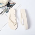 thumbnail image 4 of Yuanlong Women's Sandals EVA Wedge Platform Flip Flops Thong Sandals Non Comfort Sleek Summer Beach Casual Slides, 4 of 6