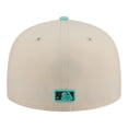 thumbnail image 4 of Men's New Era Light Beige/Turquoise Baltimore Orioles Two-Tone Color Pack 59FIFTY Fitted Hat, 4 of 5