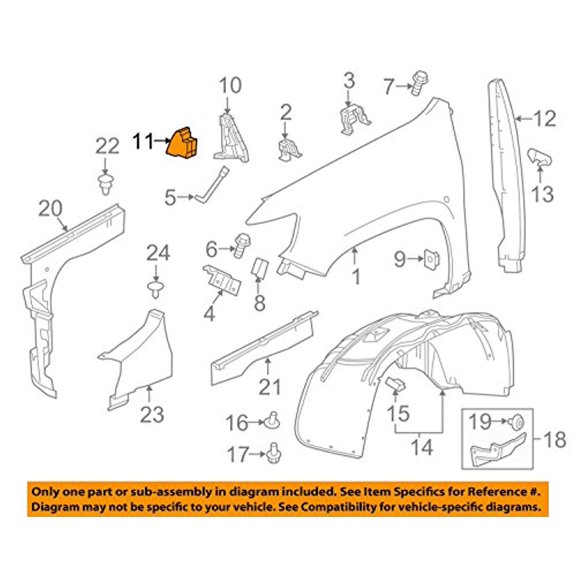 General Motors 23460196 F Baffle