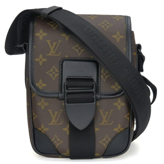 Pre-Owned Louis Vuitton Shoulder Bag Archie M46442 Monogram Macassar Brown Black... (Good)