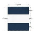 thumbnail image 2 of COVERS&ALL Outdoor Clear Panel Curtain, 12 Oz Tarp Max Waterproof & UV Resistant Material with Rustproof Grommets, Multi-Purpose Ideal for Outdoors/Indoors (9’H x 8’W feet, Blue), 2 of 6