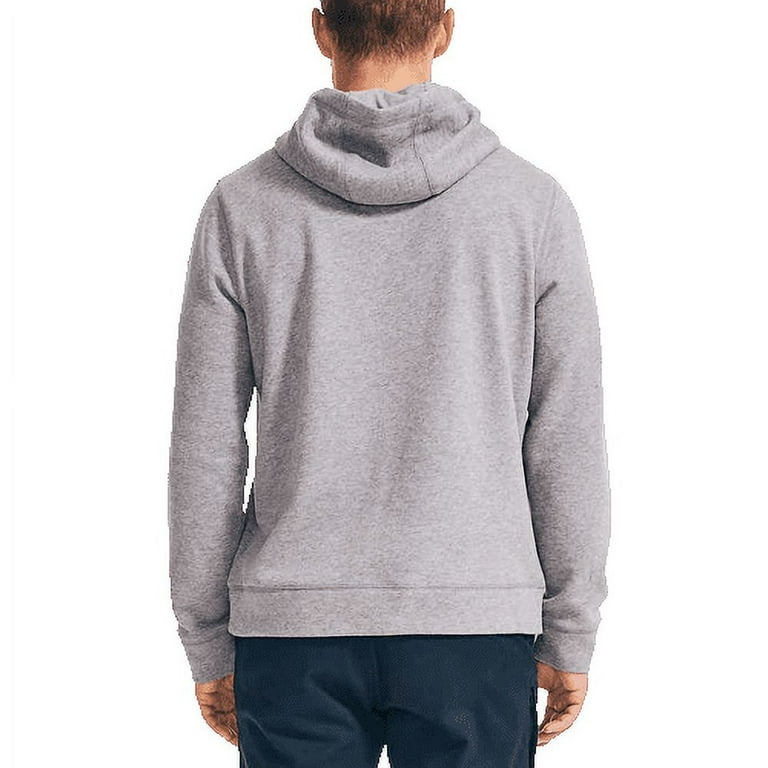 Nautica Men s J Class Logo Fleece Hoodie Gray XL Walmart