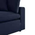 thumbnail image 4 of Modular Lounge Sofa Middle Chair, Blue Navy, Fabric, Modern Contemporary, Outdoor Patio Balcony Cafe Bistro Garden Furniture Hotel Hospitality, 4 of 7