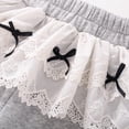 thumbnail image 5 of Annhoo Boys Girls Pants Trendy Solid Color Cute Lace Decor High Waisted Unisex Streetwear Trouser Casual Clothes, 5 of 8
