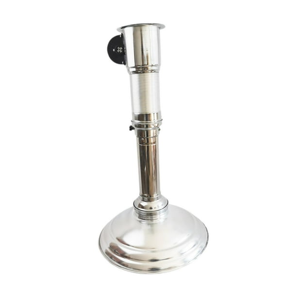 Tubo de de humo para barbacoa, práctico respiradero telescópico de humo para barbacoa de acero inoxidable para tienda de carne asada Capucha de 45 cm.