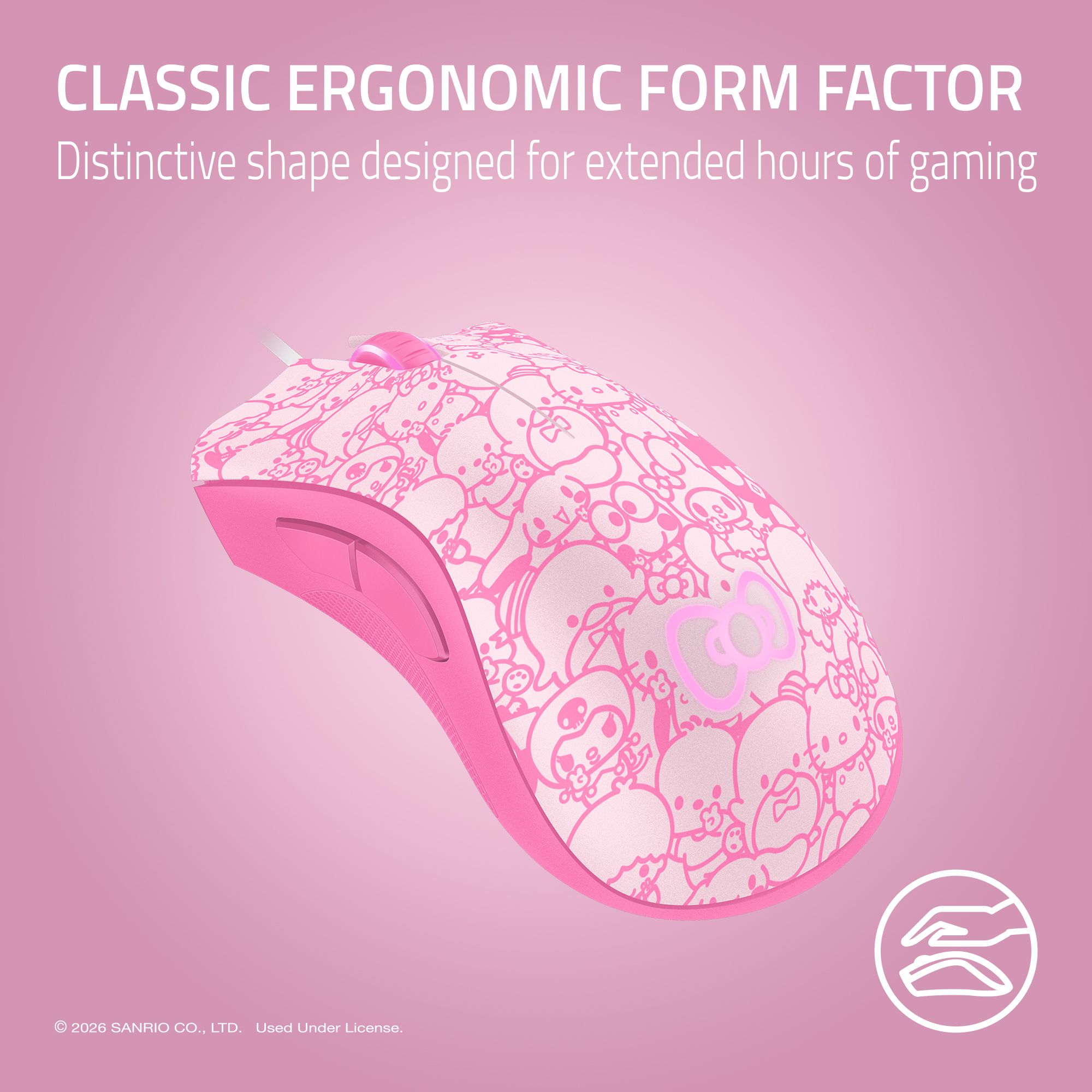 Razer DeathAdder Essential Hello Kitty Edition Gaming Mouse photo 5