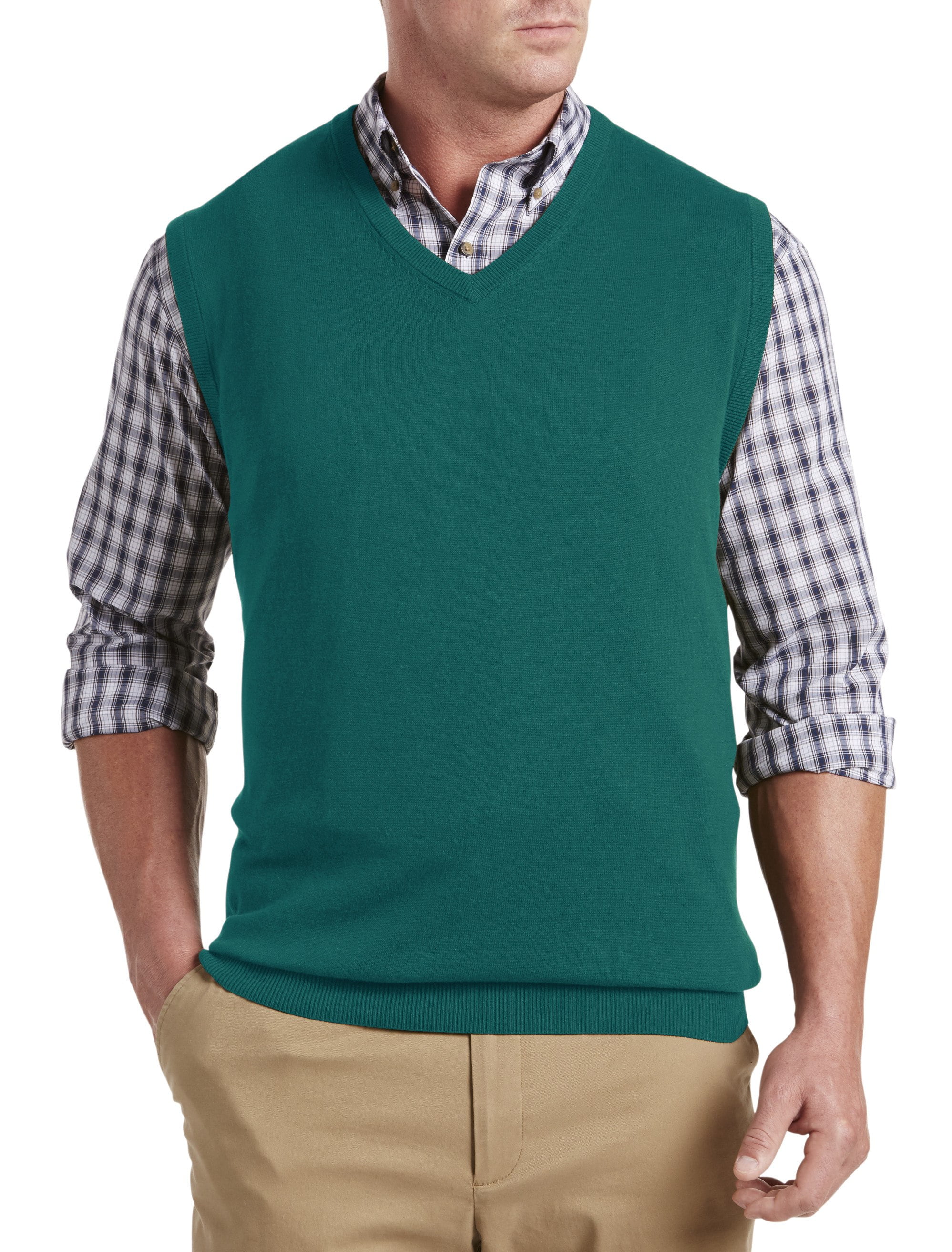 Harbor Bay by DXL Big and Tall Men's V 