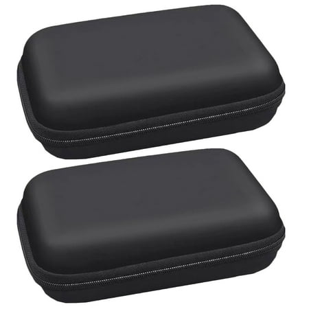 

2pcs EVA Cable Storage Box Earphone Storage Case Mobile Organizer Zipper Pouch