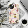 thumbnail image 5 of Cute Curious Monkey Circus Phone Case – Colorful Patchwork Design, Fun Cartoon Cover for iPhone 16 15 14 13 12 11 Pro Max Plus, 5 of 6