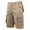 06 Dark Khaki, variant on Coevals Club Men's Cargo Shorts Outdoor Multi-Pockets Relaxed Fit Cotton Solid Casual Shorts 05 Black 36