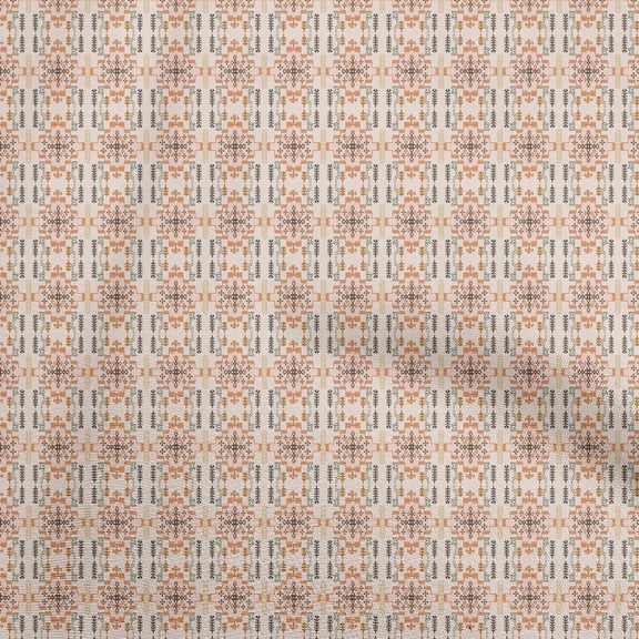 oneOone Silk Tabby Light Brown Fabric Asian Kilim Sewing Craft Projects Fabric Prints By Yard 42 Inch Wide