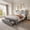 Gray, variant on Upholstered Platform Bed Frame with Storage Headboard – Drawers, Charging Station, Heavy Duty, Noise-Free, No Box Spring Needed, Easy Assembly, Twin/Full/Queen/King Size