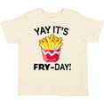 thumbnail image 3 of Inktastic Yay Its Fry Day with Cute French Fries Boys or Girls Toddler T-Shirt, 3 of 5