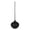Black, variant on Tovolo Silicone Soup Ladle, Stainless Steel Handle, BPA-Free, Oyster Gray