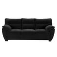 thumbnail image 1 of Sofa DICASA Monza 3 Plazas Negro para Salas, 1 of 7