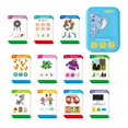 thumbnail image 2 of Tarjetas Flash parlantes, juguetes rompecabezas para niños, material didáctico, libro de sonido, ortografía de palabras Montessori ligera para edades, 2 of 8