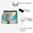 thumbnail image 3 of Balery Sunshine Cute Winged Cat Calzoncillos bóxer para hombre, ropa interior de algodón suave y transpirable con cinturilla de nailon-Small, 3 of 5