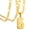 Gold 6, variant on Men's Stainless Steel Basketball Soccer Baseball Jersey Number Necklace Athlete Team Number Pendant With Chunky Chains Silver Number 11