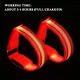 thumbnail image 3 of CRAFTHROU 2Pack Luminous LED Wrist Bands White Nylon Webbing for Safety and Fun, 3 of 4