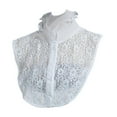 thumbnail image 3 of Sharplace Fake Collar Women False Collar Stylish Accessories Ruffle for Blouse White, 3 of 7