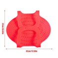 thumbnail image 4 of Bewildely Levantador de pavo de silicona, grado alimenticio, resistente al calor, fácil de usar, levantador de silicona para cocinar al vapor, Cocina y Comedor Naranja, 4 of 6
