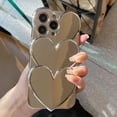 thumbnail image 4 of Electroplating Love Mobile Phone Case Three-dimensional Soft Shell, 4 of 5