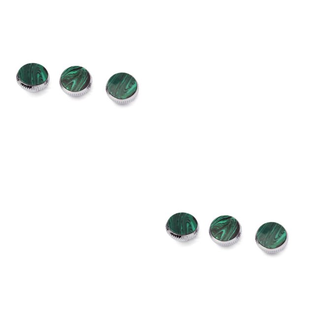 Soidarity Botones de saxofón de 3 piezas, botón decorativo de trompeta, accesorios de piedra, pieza de reparación, llave Musical, teclas Cromo 2piezas