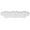 White, variant on Cloud Keyboard Wrist Rest, Milk White PU Leather Ergonomic Palm Support, 15.75 inches / 40 cm for Gaming and Typing