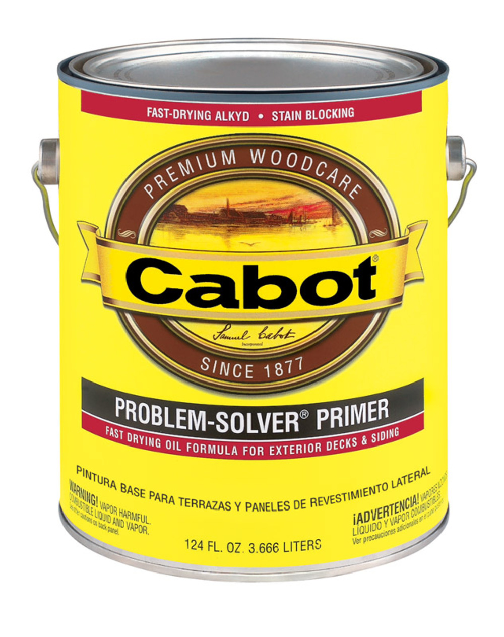Cabot ProblemSolver Flat White SolventBased Alkyd Primer For Wood 1