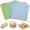 Blue+Green, variant on 100 count Deli Paper Sheets 7x7", Checkered Sandwich Paper Wraps, Proof Basket Liners, Classic Checkered Sandwich Wrapping Paper for Party, Festival and Outdoors - +Red