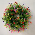 thumbnail image 3 of 2 Coronas Florales De Gypsophila Wreath Para Festivales, Celebraciones, Bodas. Zulema corona de primavera, 3 of 7