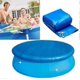 thumbnail image 1 of 244cm Diameter Pool Tarps, Round Swimming Pool Protection Cover with Rope Ties, Durable Windproof Dustproof Tarpaulin for Round Above Ground Pools, 1 of 5