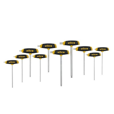 Wiha Tools 54081 SAE T-Handle Foam Tray Set, 10 Pc.